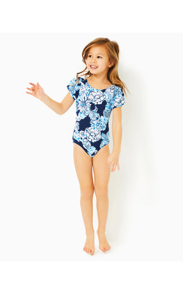 
            
                Load image into Gallery viewer, Girls Waterfall One-Piece Swimsuit
            
        
