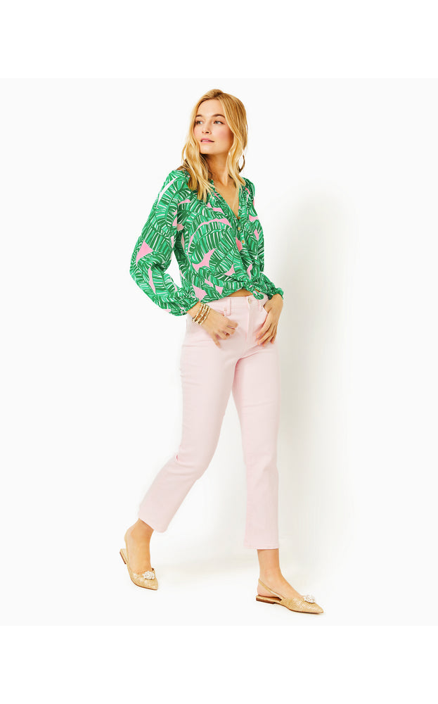 27" Annet High Rise Crop Flare Pant