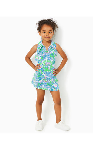 Girls Mini Luxletic Martina Polo Dress