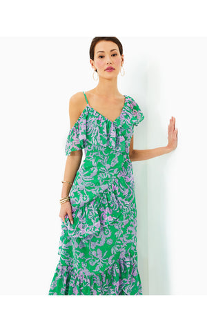 Rosalynn Ruffle Maxi Dress