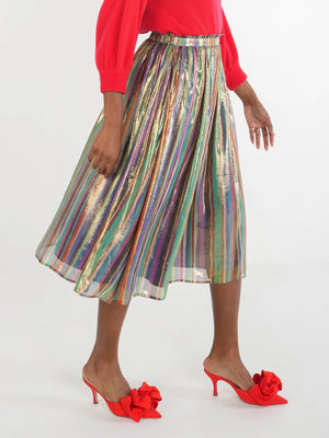 PLEATED MIDI